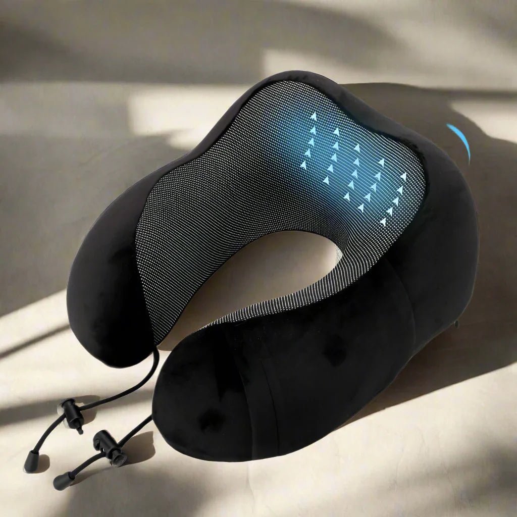Coussin pour voyage - NeckRelaxingPillow™ - Noir - Must Voyage Boutique