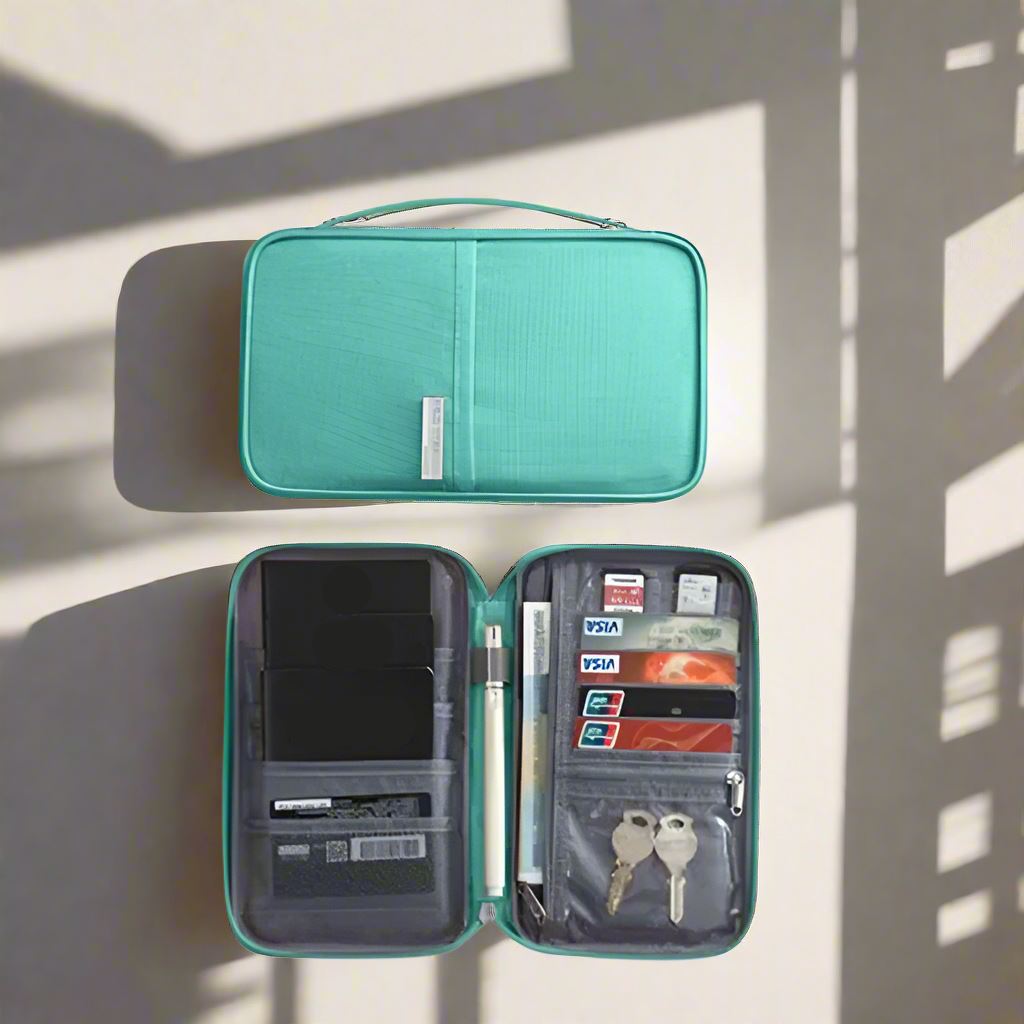 Sac de voyage - PortePasseportMultifonction™ - Bleu Ciel - Must Voyage Boutique