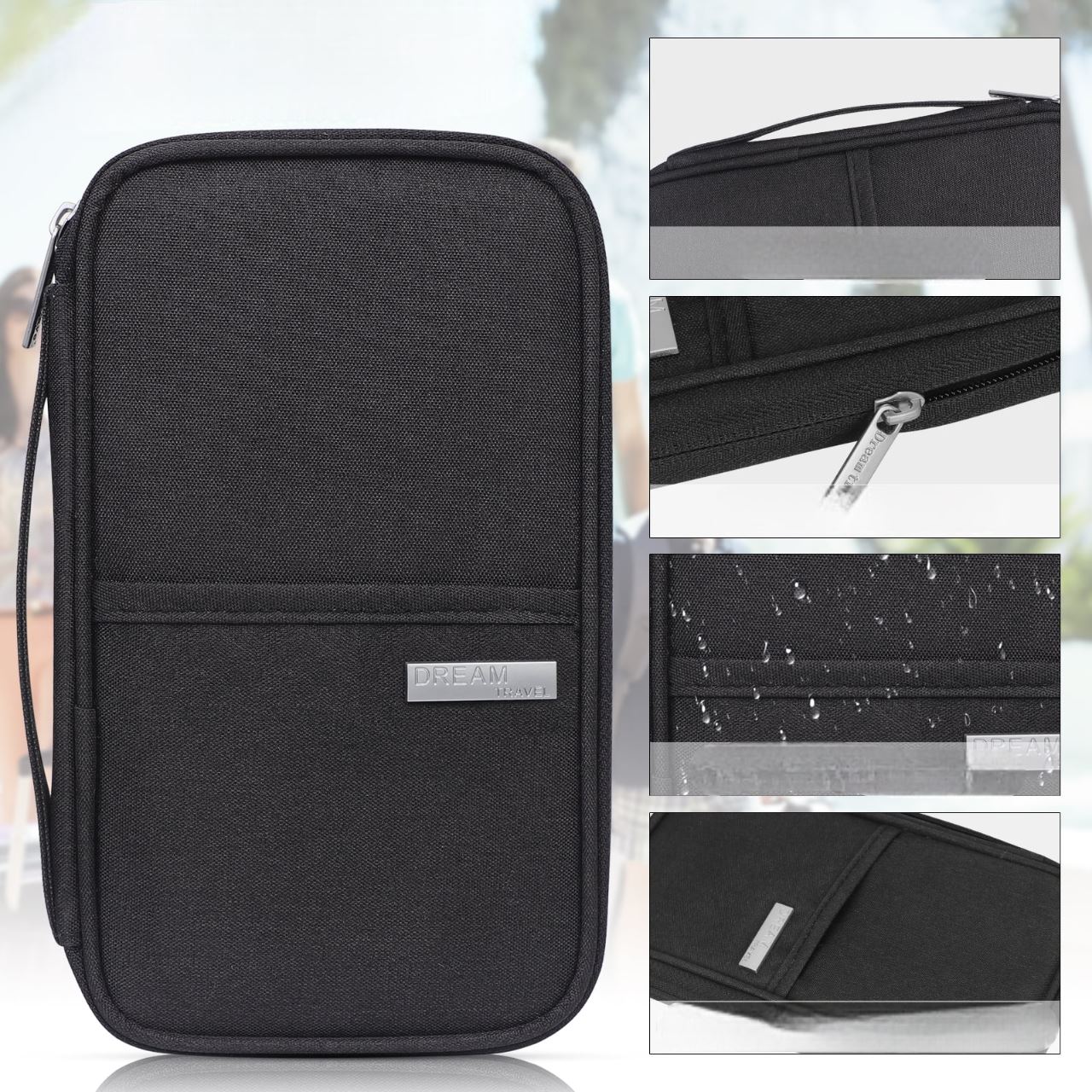 Sac de voyage - PortePasseportMultifonction™ - Noir - Must Voyage Boutique