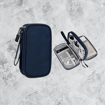 Trousse de voyage - DigiTravelBag™ - Bleu - Must Voyage Boutique