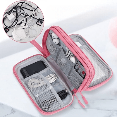 Trousse de voyage - DigiTravelBag™ - Rose - Must Voyage Boutique