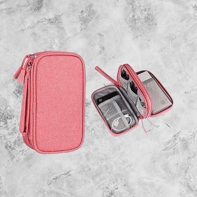 Trousse de voyage - DigiTravelBag™ - Rose - Must Voyage Boutique