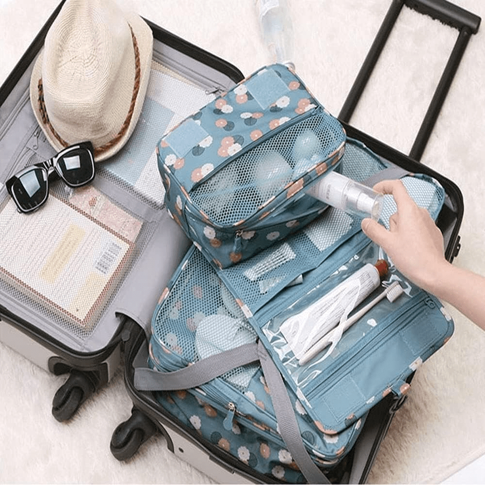 Trousse de voyage - TravelStorageBag™ - Bleu coloré - Must Voyage Boutique