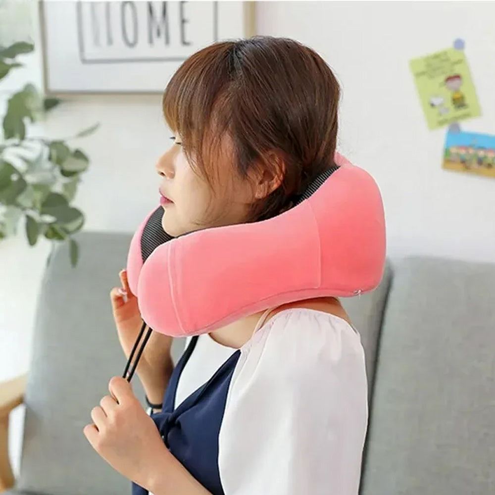 Coussin pour voyage - NeckRelaxingPillow™ - Rose - Must Voyage Boutique